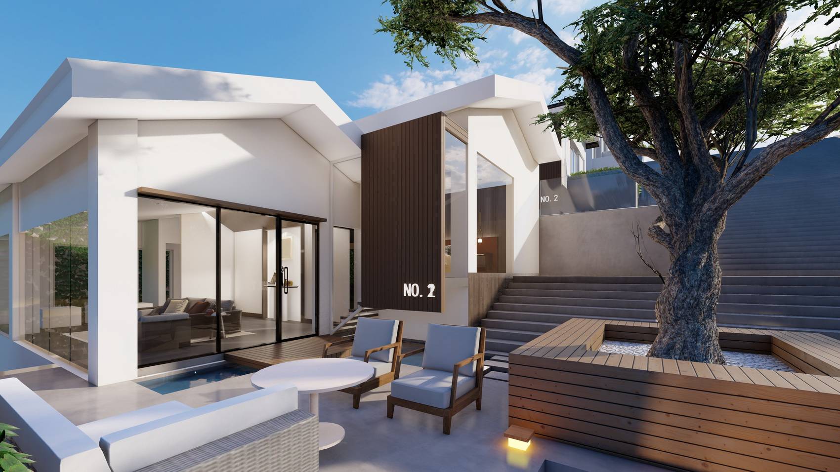 重慶江邊別墅丨傳統與現代的融合，打造古韻新中式